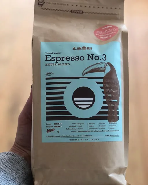 Espresso No. 3 von Amora – eine der Röstungen, die ich probiert habe