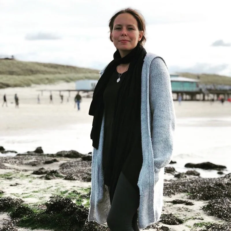 Nadine Scheiner am Strand